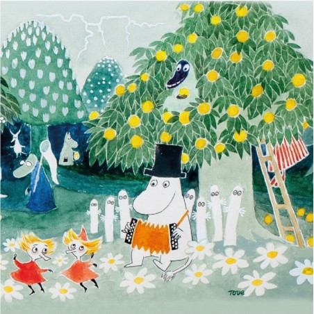 Moomin Napkins Magic Meadow 33 x 33 cm Suomenkerta