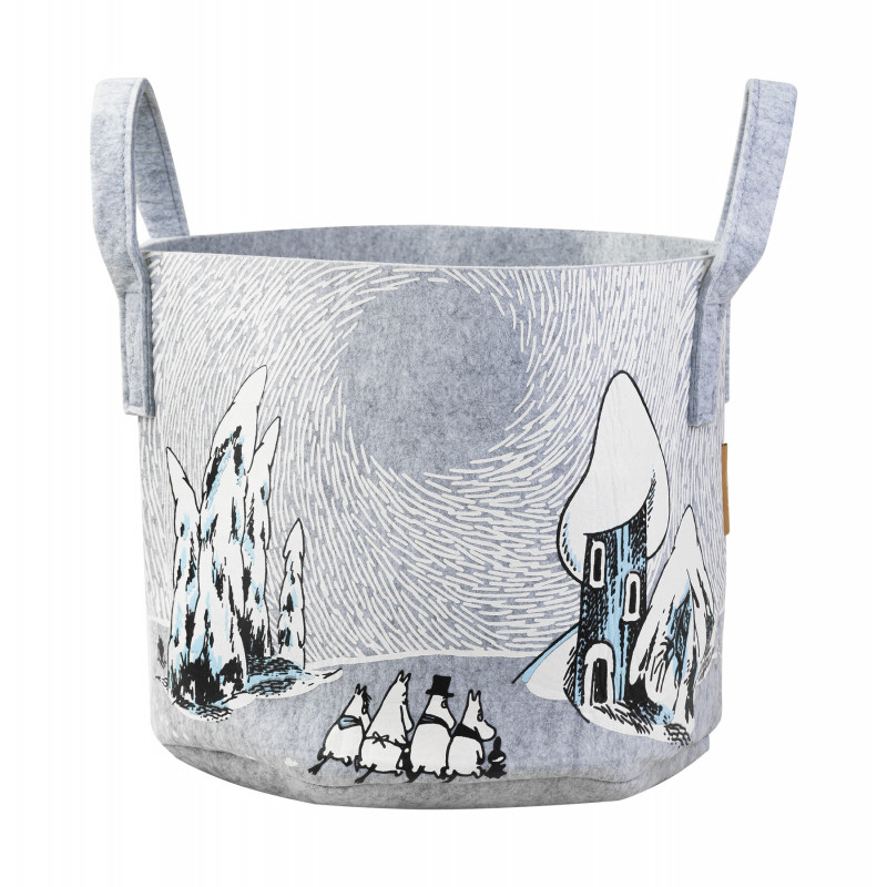 Moomin Storage Basket 30 L Snowy Valley