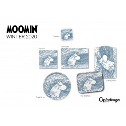 Moomin Coasters Snow Blizzard Winter 2020 4 pcs
