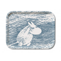 Moomin Birch Tray Snow Blizzard Winter 2020 20 x 27 cm