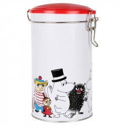 Moomin Characters Round Coffee Tin Box