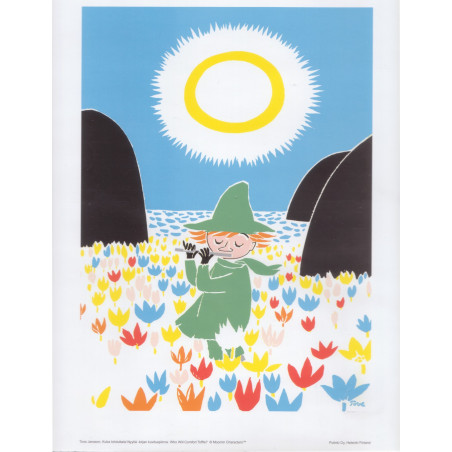 Moomin Poster Snufkin Tove Jansson 50 x 70 cm