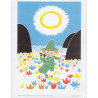 Moomin Poster Snufkin Tove Jansson 50 x 70 cm