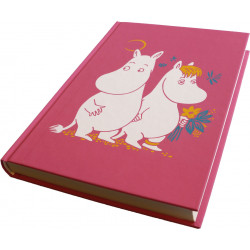 Moomin Hardcover Notebook Love Pink 224 Lined Pages