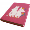 Moomin Hardcover Notebook Love Pink 224 Lined Pages