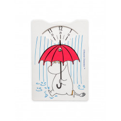 Moomin Carton Parking Disc Snorkmaiden with Red Umbrella 10 x 15 cm 