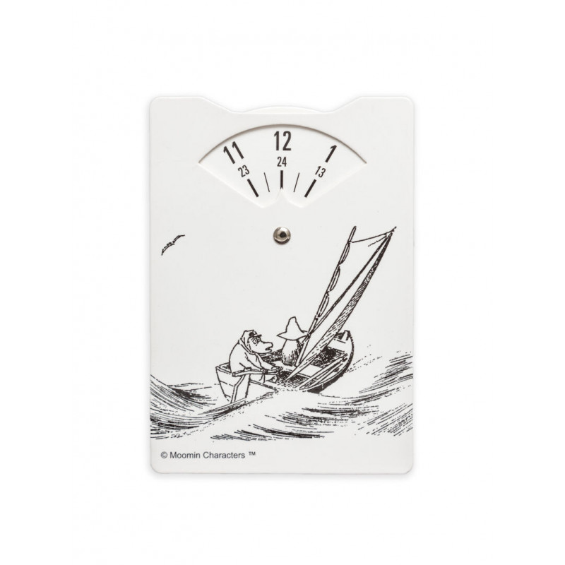 Moomin Carton Parking Disc Sailing 10 x 15 cm