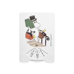 Moomin Carton Parking Disc Moominpappa Luggage 10 x 15 cm