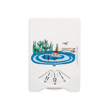 Moomin Carton Parking Disc Little My Pond 10 x 15 cm