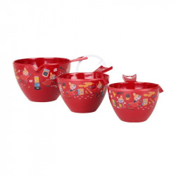 Moomin Little My Red Baking Melamine Measuring Cups Set of 3