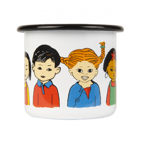 Enamel Mug 0.25 L Pippi of Today