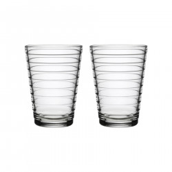 Aino Aalto Tumbler Clear 33 cl Set of 2 Iittala
