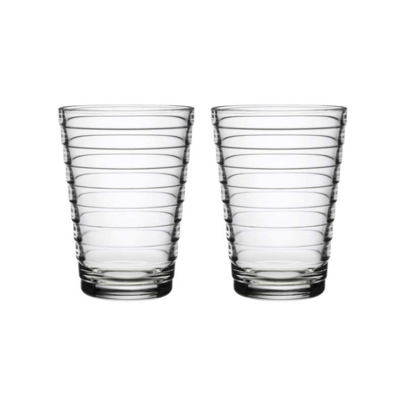 Aino Aalto Tumbler Clear 33 cl Set of 2 Iittala