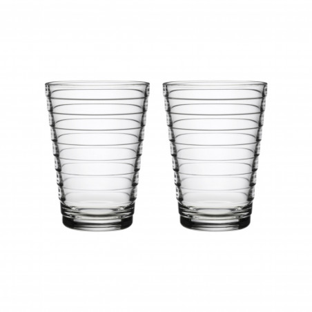 Aino Aalto Tumbler Clear 33 cl Set of 2 Iittala