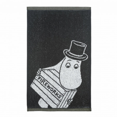 Moomin Moominpappa Black Hand Towel 30 x 50 cm