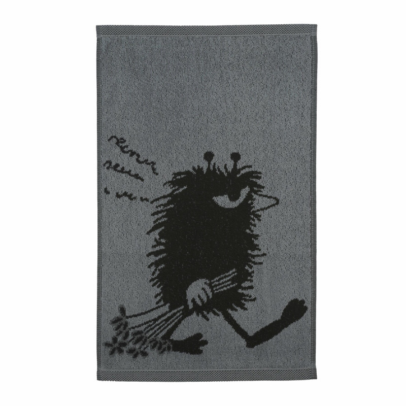 Moomin Stinky Grey Hand Towel 30 x 50 cm