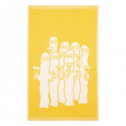Moomin Hattifatteners Yellow Hand Towel 30 x 50 cm