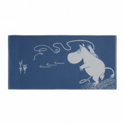 Moomin Moomintroll Blue Bath Towel 70 x 140 cm