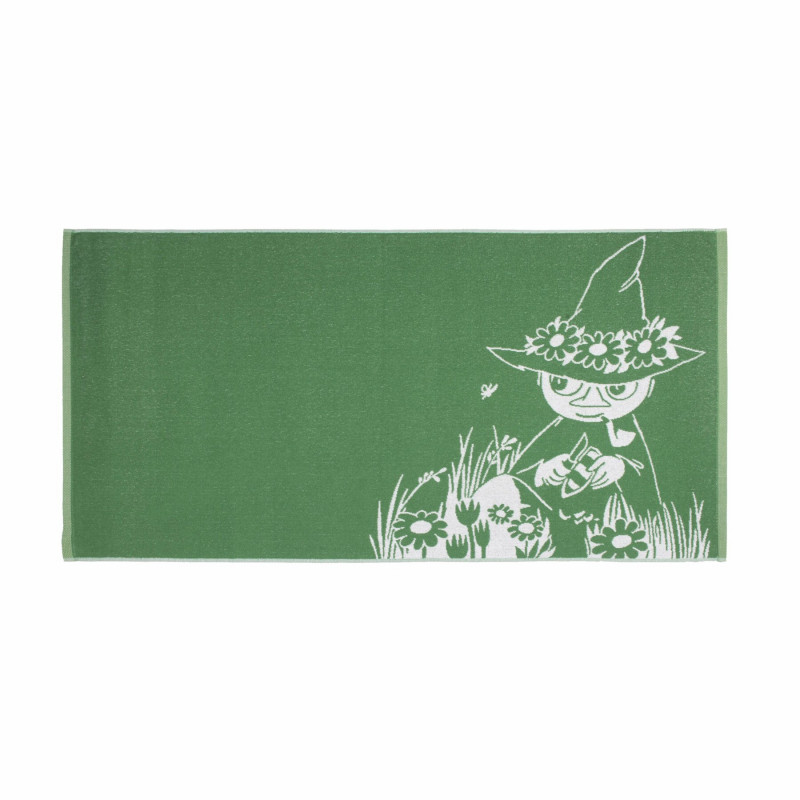 Moomin Snufkin Green Bath Towel 70 x 140 cm