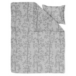 Iittala Taika Duvet Cover Pillowcase Bed Set 150 x 210 cm Grey