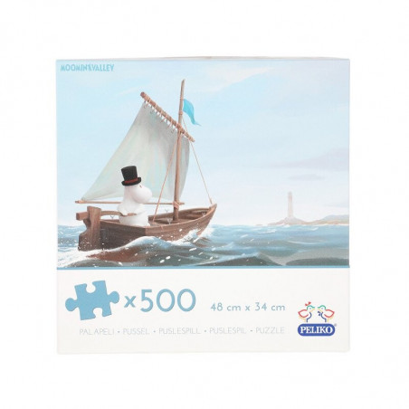 Moomin Puzzle Animation Pappa Sailing 500 pcs 48 x 34 cm