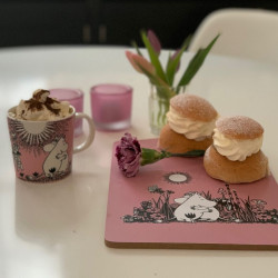 Moomin Love Pot Coaster Cutting Board Moomin Hug 30 x 20 cm