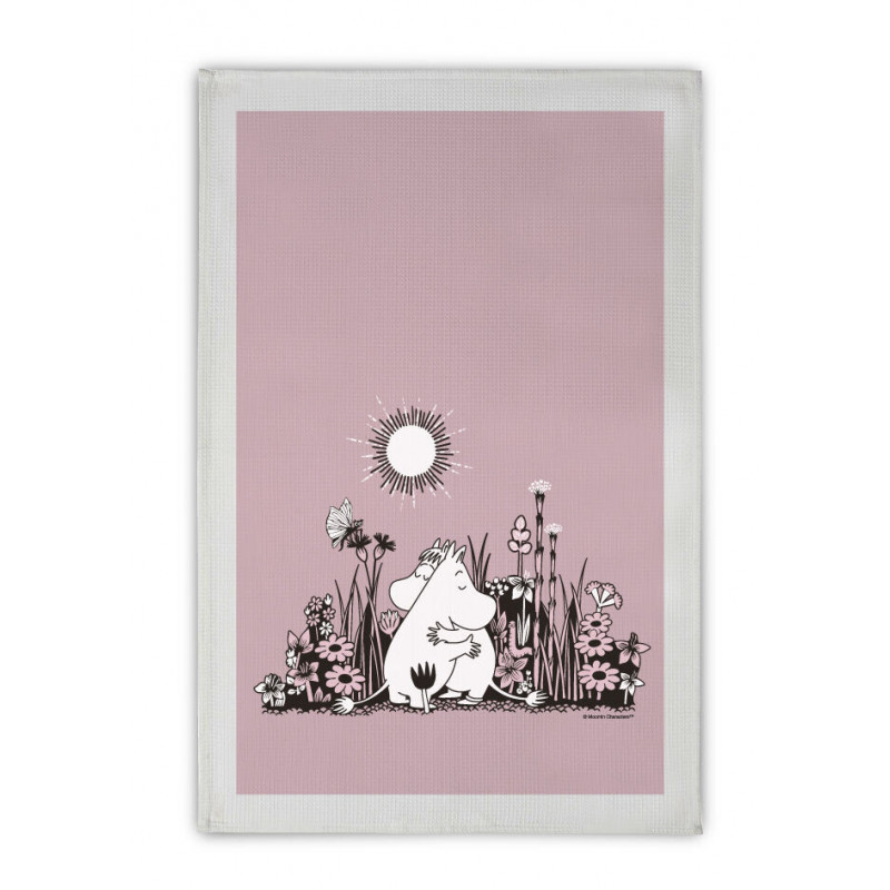 Moomin Love Kitchen Tea Towel Hug 50 x 70 cm