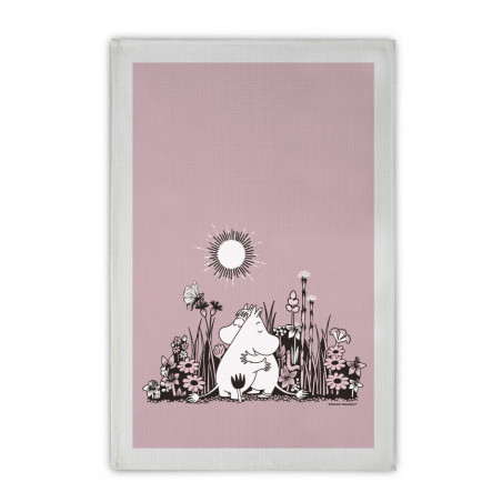 Moomin Love Kitchen Tea Towel Hug 50 x 70 cm