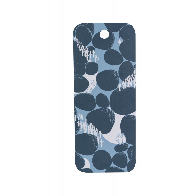 Moomin Chop and Serve Board Birch Veneer Hattifatteners Island 18 x 44 cm