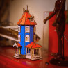 Moomin Wooden DIY Moomin House with Light 30cm