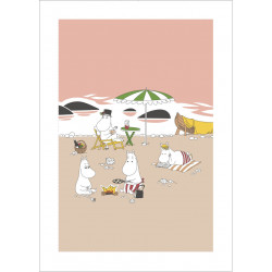 Moomin Together Kitchen Tea Towel Summer 2021 50 x 70 cm