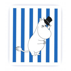 Moominpappa Blue Sripes Dishcloth 17 x 20 cm