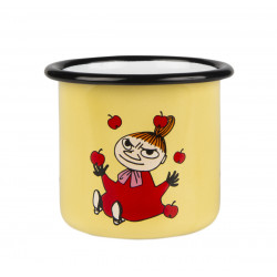 Moomin Enamel Mug 0.25 L Little My Retro Yellow Outlet