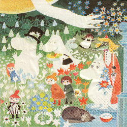 Moomin Napkins Dangerous Journey 33 x 33 cm Optodesign