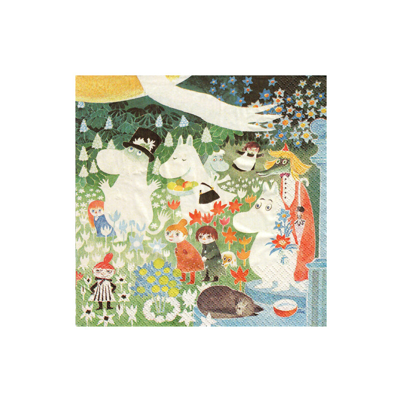 Moomin Napkins Dangerous Journey 33 x 33 cm Optodesign