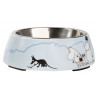 Moomin for Pets Food Bowl S Blue 14 cm