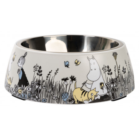 Moomin for Pets Food Bowl L Grey 22 cm