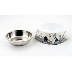 Moomin for Pets Food Bowl L Grey 22 cm
