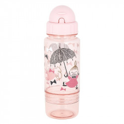 Moomin Little My Bow Drinking Bottle Pink 0.45 L Martinex