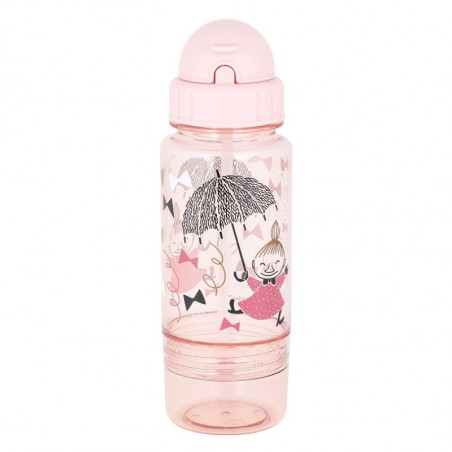 Moomin Little My Bow Drinking Bottle Pink 0.45 L Martinex