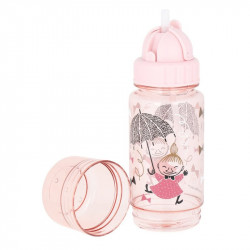 Moomin Little My Bow Drinking Bottle Pink 0.45 L Martinex