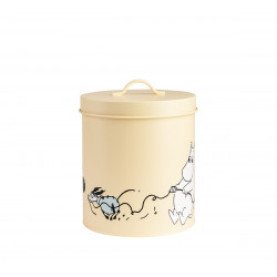Moomin for Pets Tin Jar Yellow 19 cm