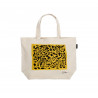 IIttala Oiva Toikka Cheetah Yellow Canvas Bag 50 x 38 cm
