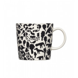 Iittala Oiva Toikka Mug Cheetah Black 0.3 L