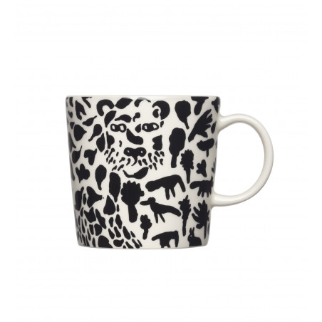 Iittala Oiva Toikka Mug Cheetah Black 0.3 L
