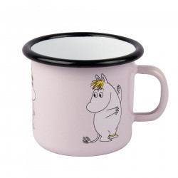 Moomin Enamel Mug 2,5 dl Snorkmaiden Pink Retro Muurla