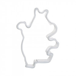 Moomin Silicone Spatula Red and Cookie Cutter Moomintroll Martinex
