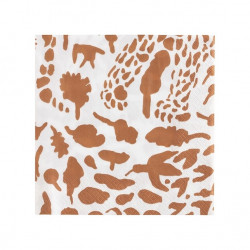 Paper Napkins Oiva Toikka Cheetah Brown 33 x 33 cm