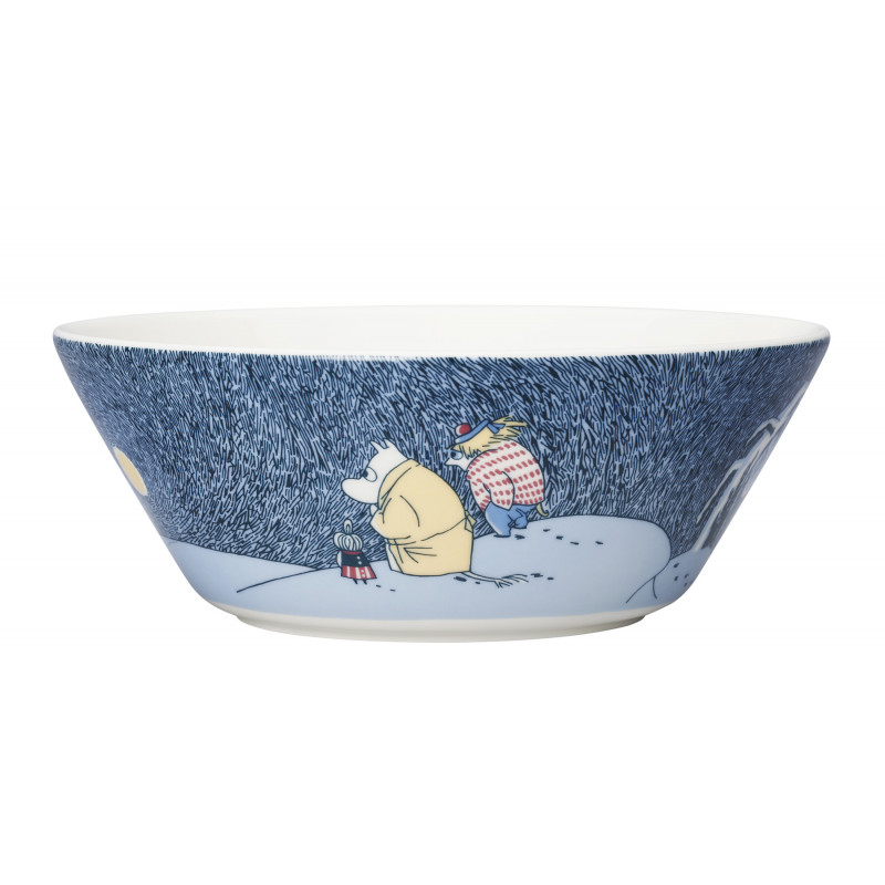 Moomin Seasonal Bowl Snow Moonlight Winter 2021 15 cm