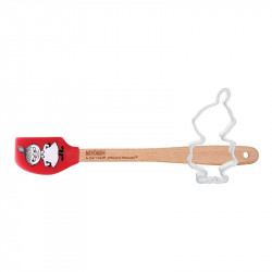 Moomin Silicone Mini Spatula Red and Cookie Cutter Little My Martinex
